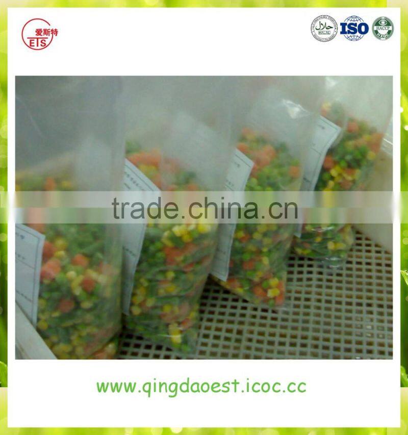 Expor bulk Chinese products high quality frozen mixed vegetables
