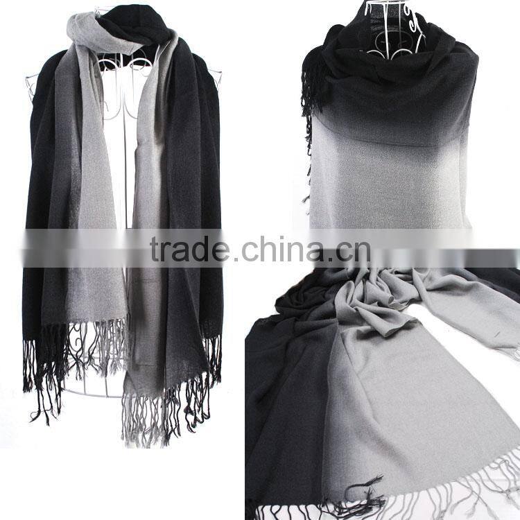 2014 Brand New Women's Fashion Long Large Soft Shawl Stole Pashmina Scarf Gradient Cashmere Scarf Wraps