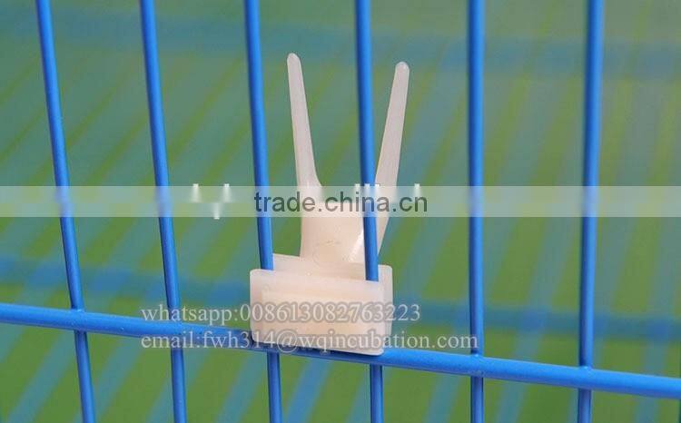 Plastic Bird Feeders Fruit Food Fork Install Cage Accessories