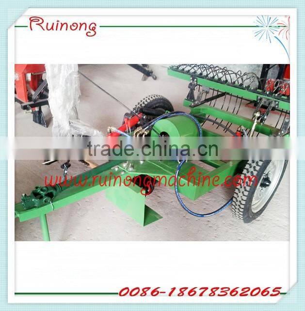 pto grass cutter and hayrake machine