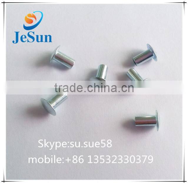 China fastener manufacturer offering flat head rivet