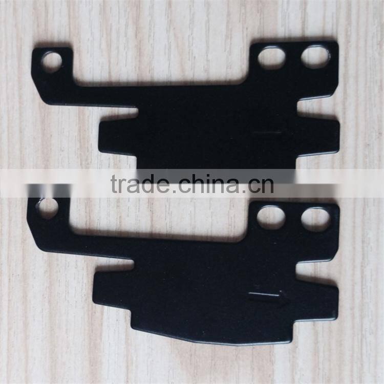 Black power coated high quality metal punching parts