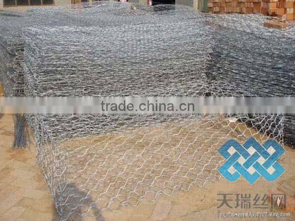 2mX1mX1m galvanized gabion box/pvc coated gabion basket