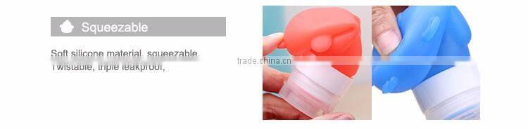 Silicone Approved By air Silicone Squeezable Travel Tubes