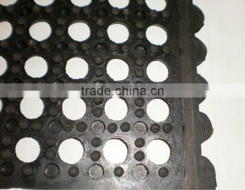 16mm thick Interlocking O-ring rubber mats