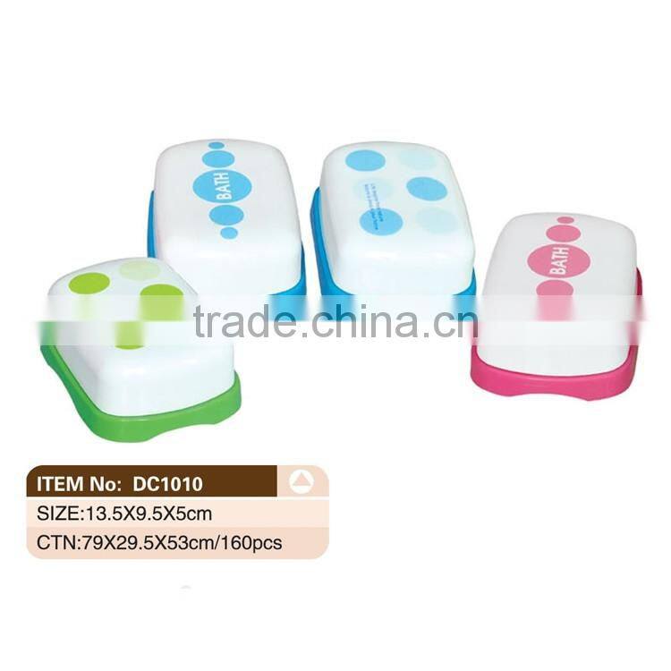 colorful plastic soap box / soap dish with lid
