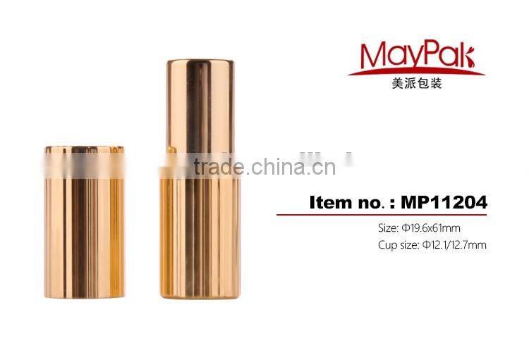 yuyao factory produce gold lipstick tube