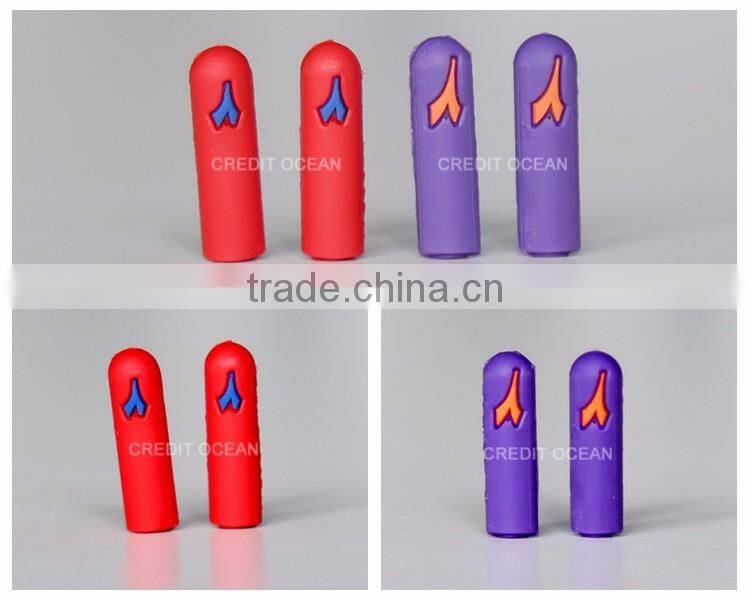 custom log plastic end cap for shoelace