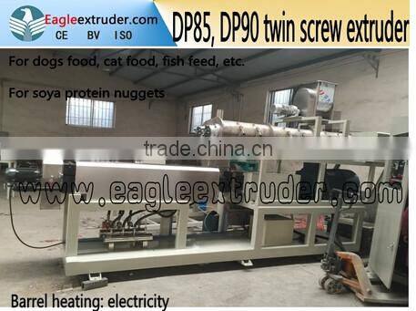 500kg/h twin screw extruder for food/pet food extruder/floating fish food extruder