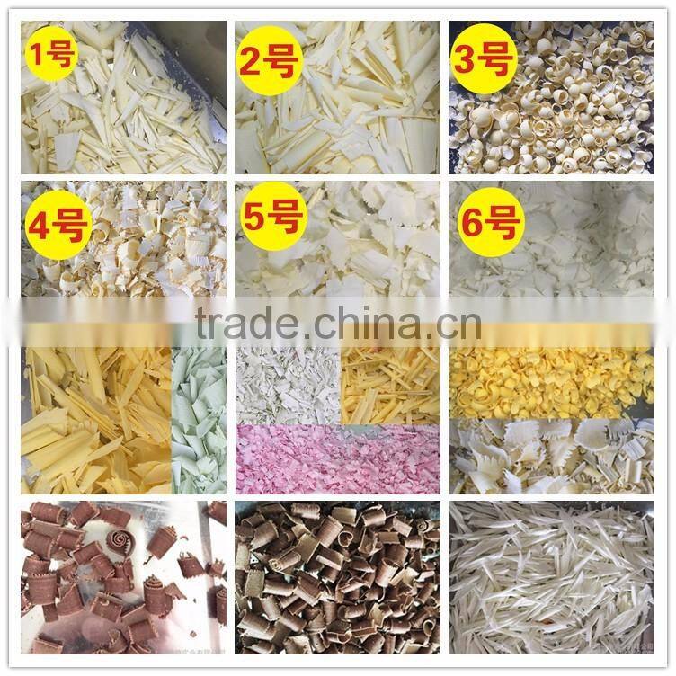 Stainless steel chocolate shaving cutting machine on sale