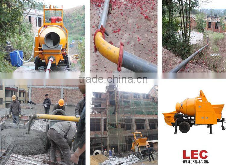 JBT30 P1 trailer hydraulic concrete pump with mixer