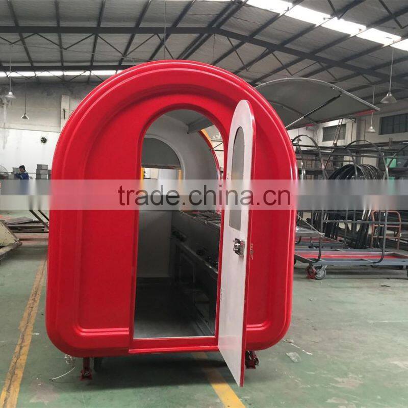 ice cream food trailer/yogurt kiosk/food kiosk/hot dog cart