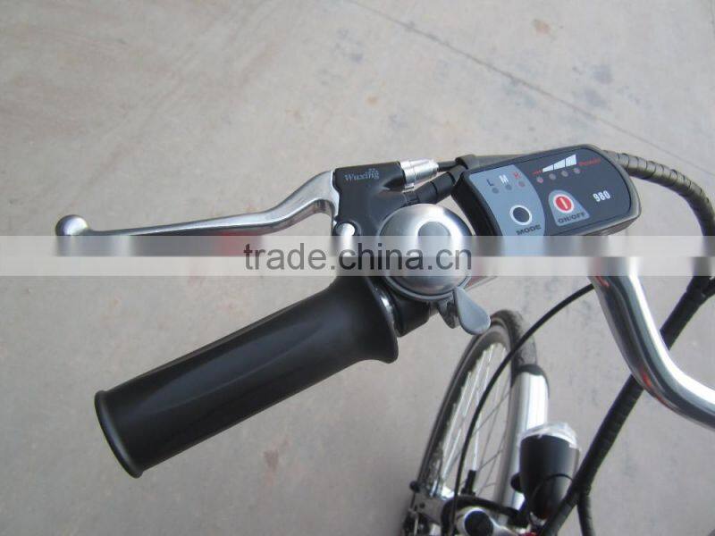 250W rear motor,36V10A Lithium battery,Sinwave controller,LED display CE woman electric bicycle/bike