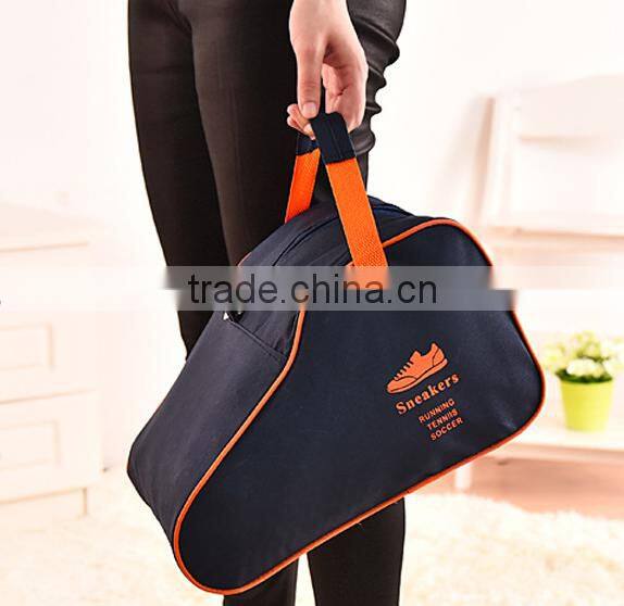 600D polyester shoe bag with zipper