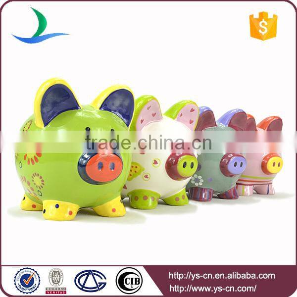 2015 Popular hot pretty Handprinting china Piggy Coin Bank