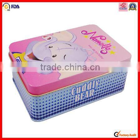 manufacture rectangle metal decorative candy boxes