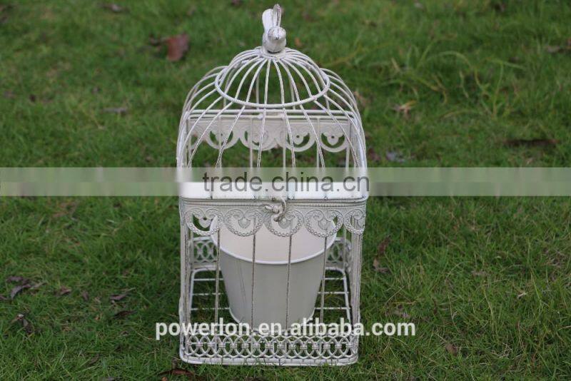 Iron Birdcage Flower Pots For Wedding Decorative