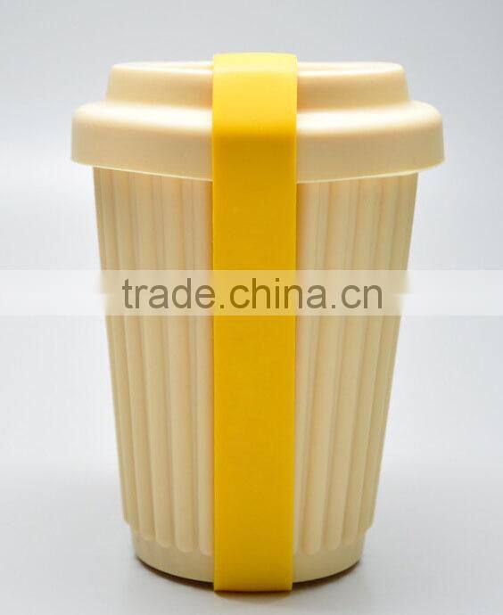 drinking unbreakable silicone coffee mugs with lid &fancy coffee cups&silicone coffee mug