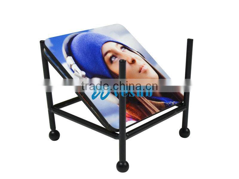 Sublimation Iron tile Photo frame with metal insert