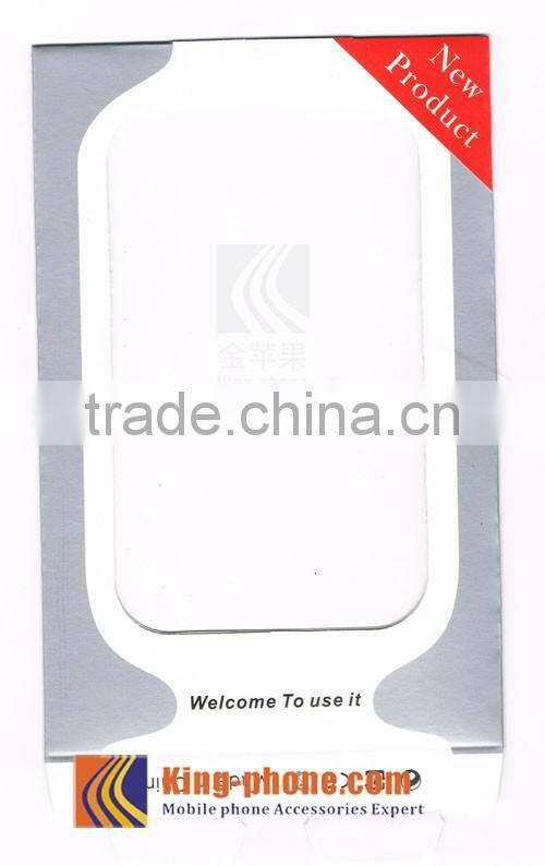 Attractive beautiful color paper packaging box for cell phone case, custom packaging box