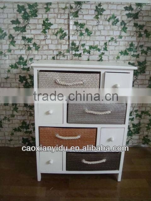 Bedside Cabinet Europe Style White Laundry Cabinet With Pink Drawers Cute Wooden White Wicker Cabinet