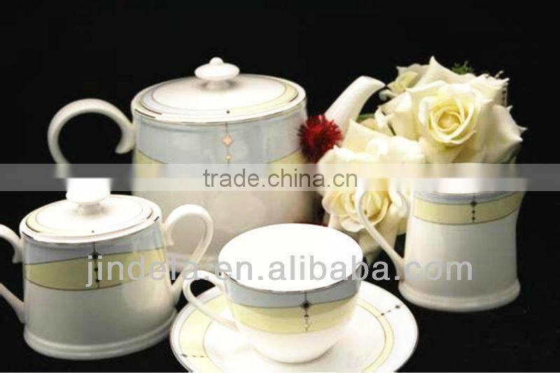 fine porcelain ceramic coffee set for wedding