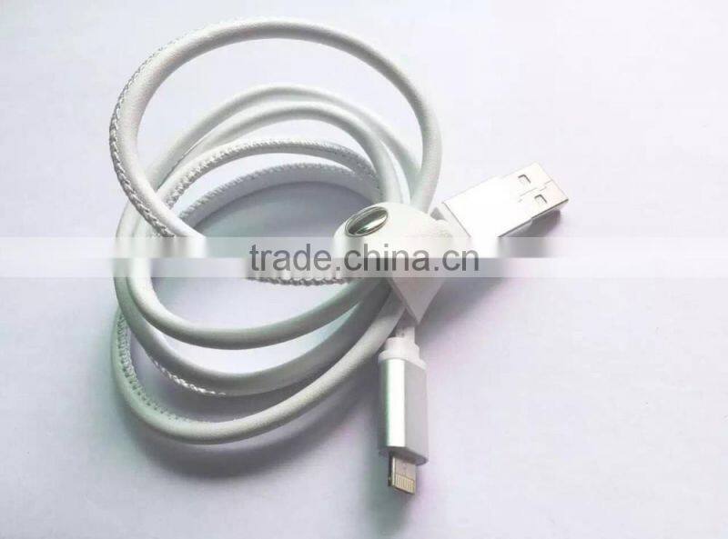 For Common LM 2 connector in 1 cable for iphone and android charging and sync