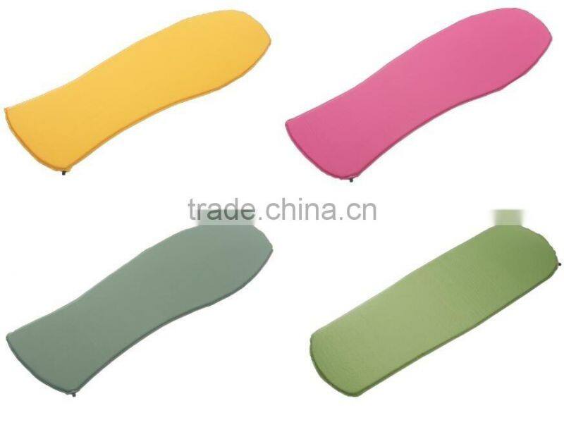 Outdoor air self-inflatable sleeping mat