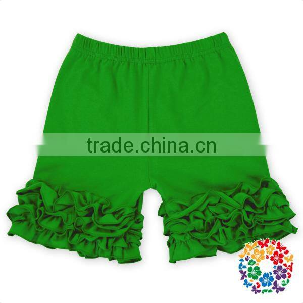 Stylish Design Solid Color Baby Ruffle Cotton Shorts Many Colors Cheap Baby Boy Shorts