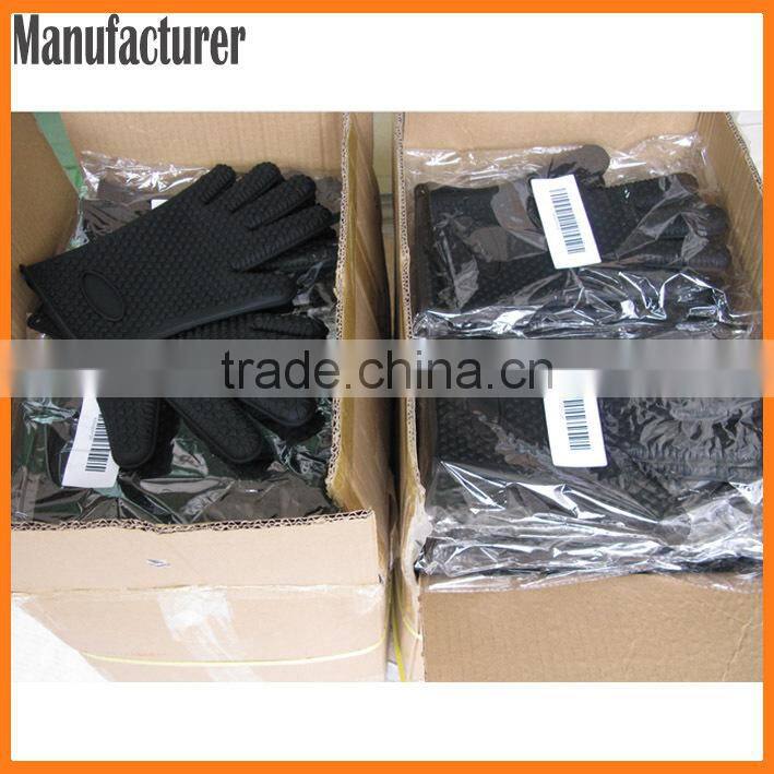 Heat resistant silicone finger gloves