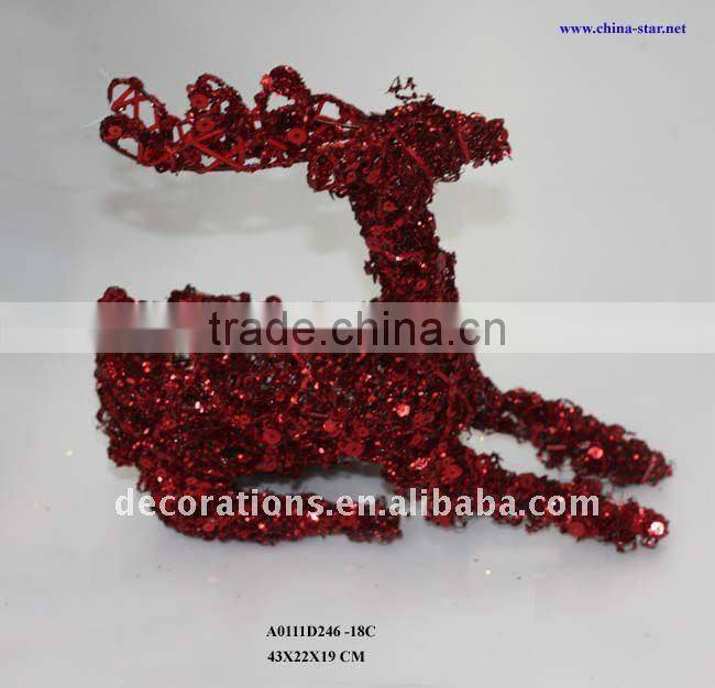 glitter christmas hangings