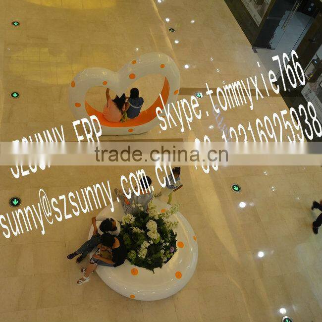 Big fiberglass flowerpot