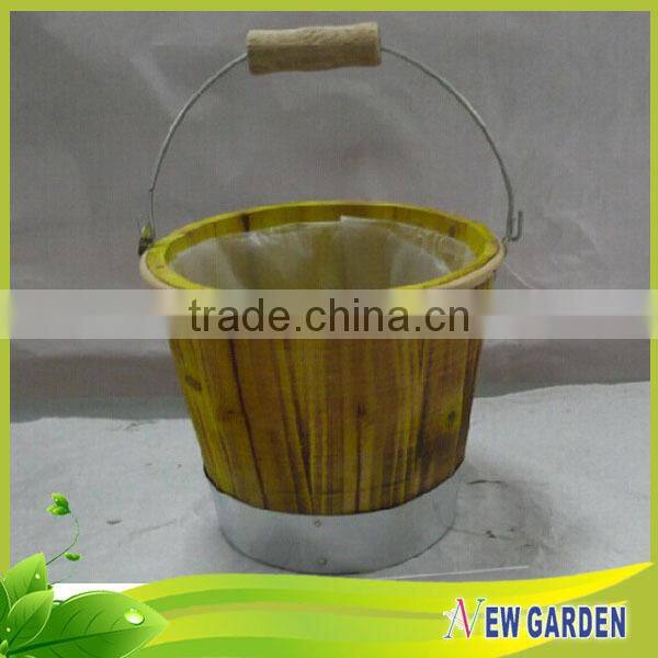 Different Shape Handicraft Wooden Large Decorative Floor Vases