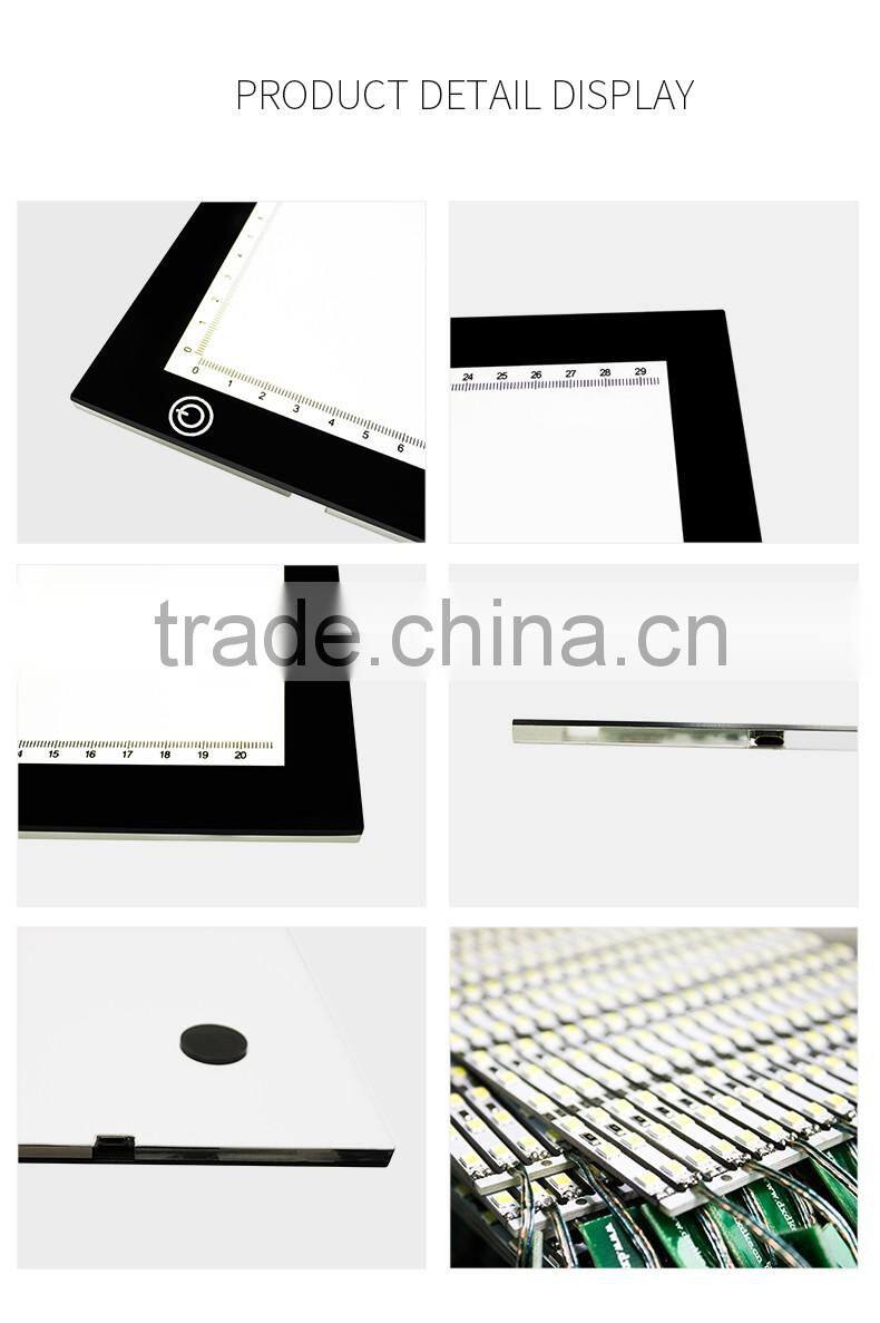 A4 LED copy board, No Luminous attenuation , thickness is 7mm, good quality.