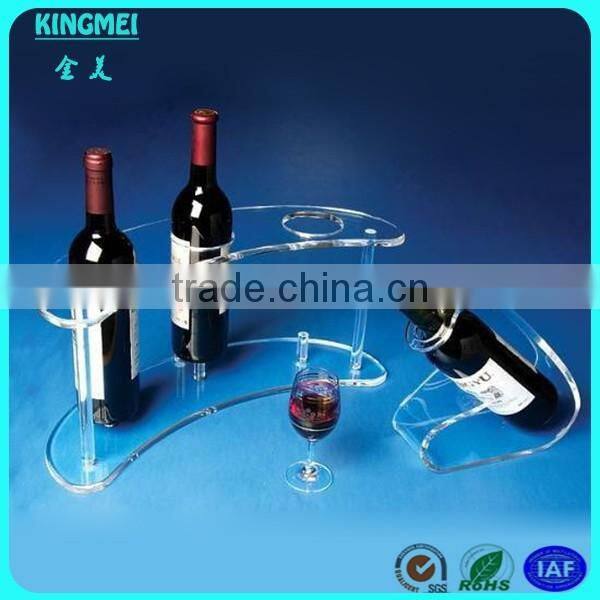 PARTY DECORATION exquisite acrylic wine bottle display rack
