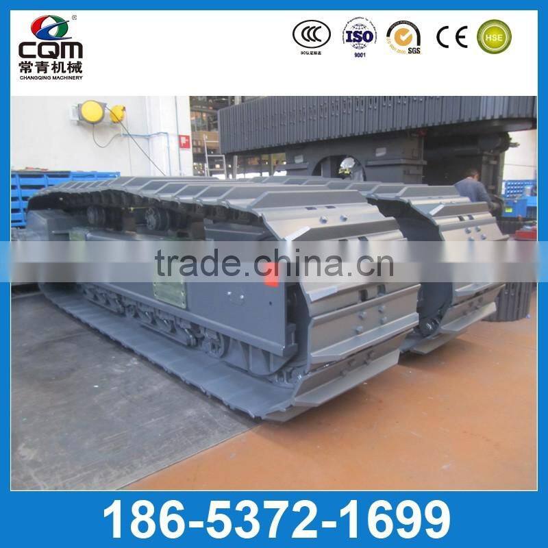 Excavator steel rubber track undercarriage/crawler undercarriage
