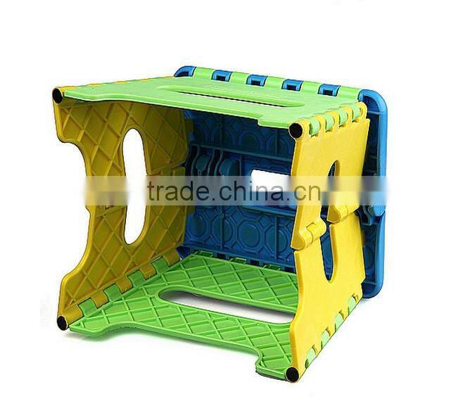 E-Z Fold sturdy folding step stool step chair for children 19 height