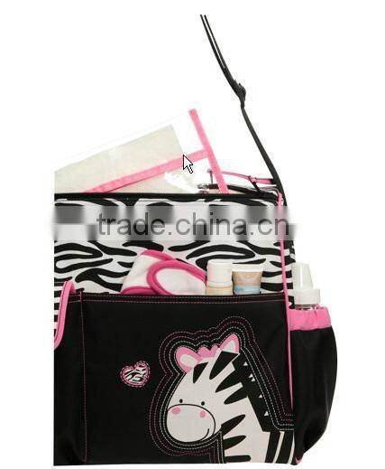 Zebra Duffel Baby Diaper Bag