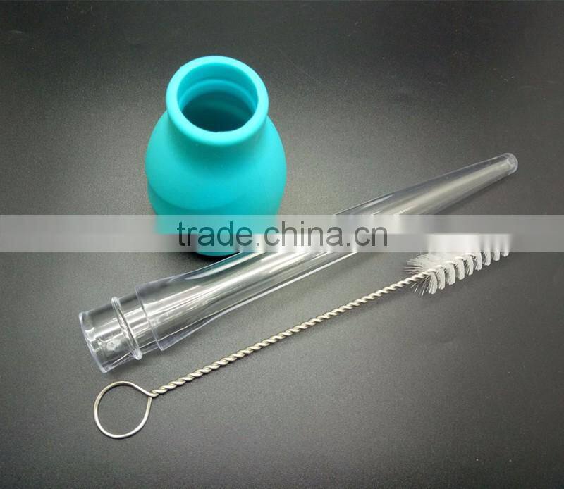 LFGB ,FDA food grade silicone turkey meat baster with washing brush for BBQ
