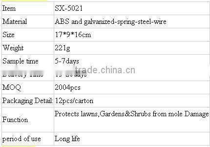 Tube Mole Gopher Trap SX-5021