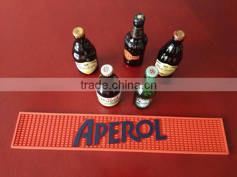 2017 Hot sale promotional Eco-friendly drip rail bar mat