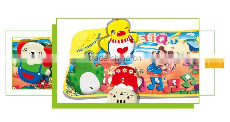 Top sale colorful playmat foldable baby play music mat