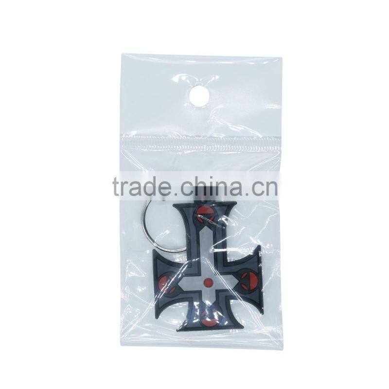 Promotional pvc keychains custom special keyrings 3D shape soft pvc keychain