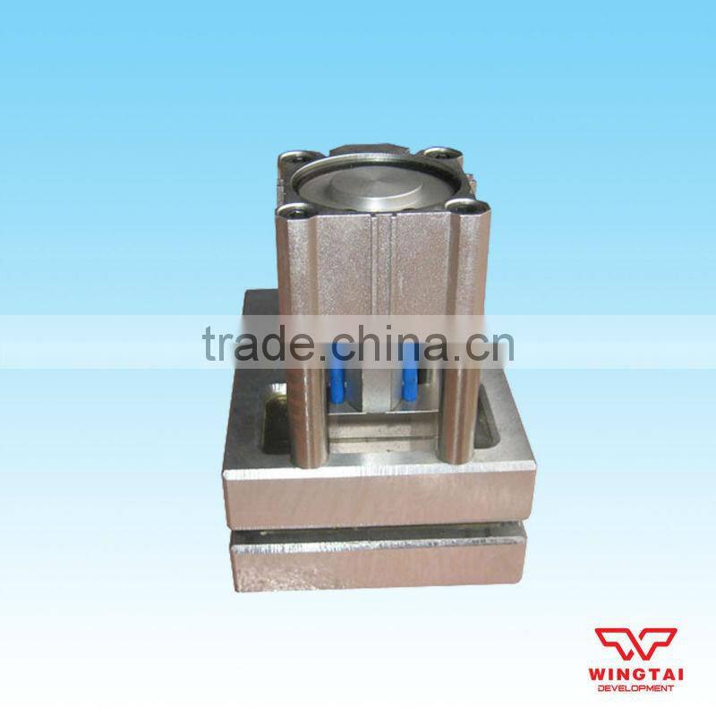 hand held shape punching machine install in cutting machine