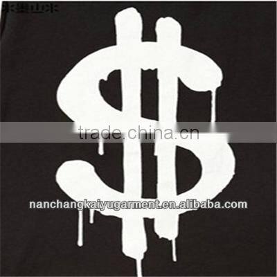 street fashion women's sleeveless plain printed O-neck cotton tank top