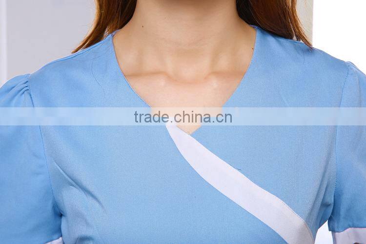 2017 OEM wholesale club costume restaurant uniform waitress dress high quality