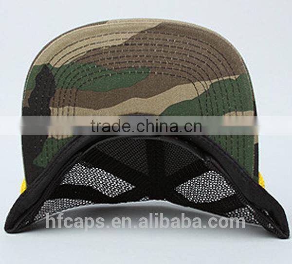 Custom Embroidery Logo 5 Panel With Rope Most Fashion Mesh Cap
