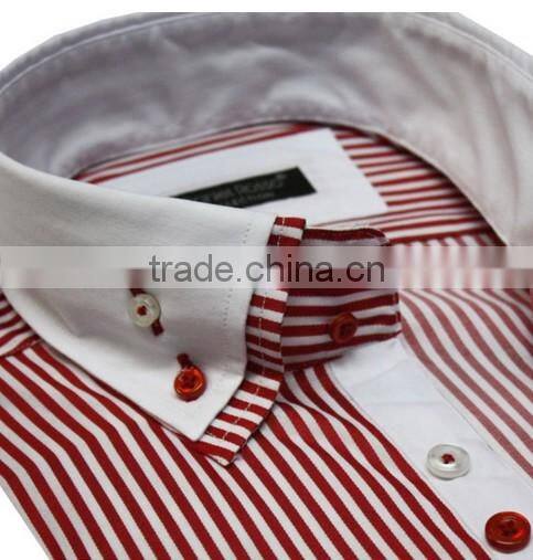 Italian mens designer shirts man double collar fashion shirts
