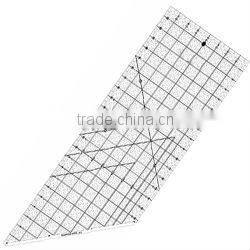 kearing brand,DIY patternmaking patchwork craft ruler,good acrylic sewing triangle grading set square for patchwork #T046