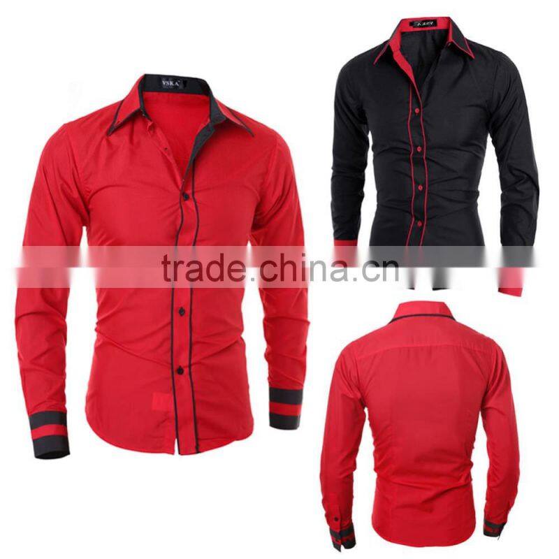 SZXX fashion mens luxury stylish casual slim fit t-shirts